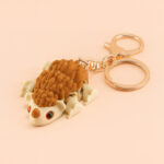 Hoppy hedgehog keychain 3D printed wiggle articulated flexible toy