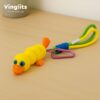Charlie duck keychain 3D printed wiggle articulated flexible toy