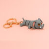 Azad elephant keychain 3D printed wiggle articulated flexible toy