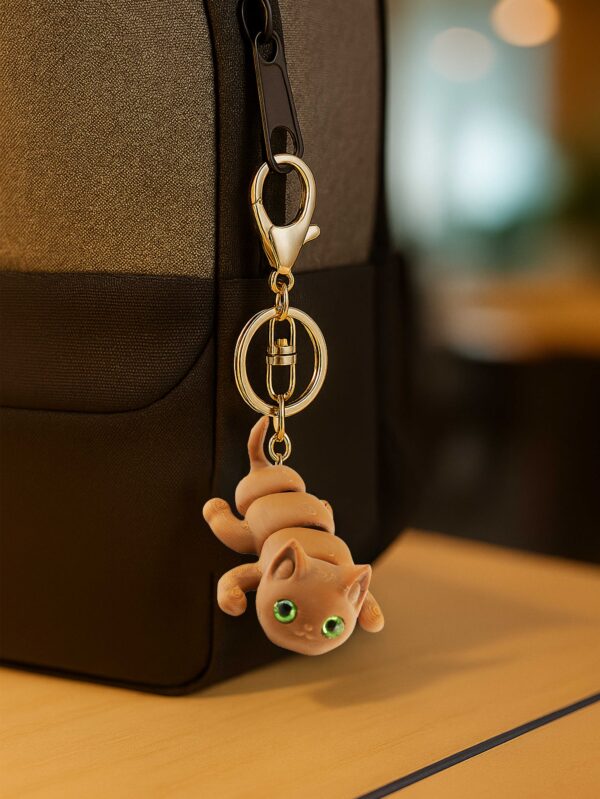 Whiskers cat keychain