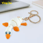 Hansa goose keychain 3D printed wiggle articulated flexible toy