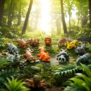 Wild Beasts Keychains