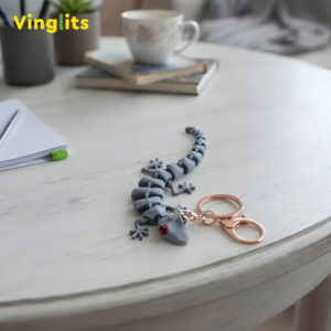 Chipku lizard keychain 3D printed wiggle articulated flexible toy