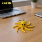 Ollie octopus keychain 3D printed wiggle articulated flexible toy
