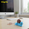 Slush snail keychain 3D printed wiggle articulated flexible toy