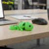 Nova chameleon keychain 3D printed wiggle articulated flexible toy